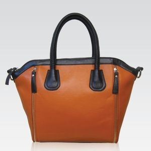 Galian Orange handbag Zipper Fashion Bag